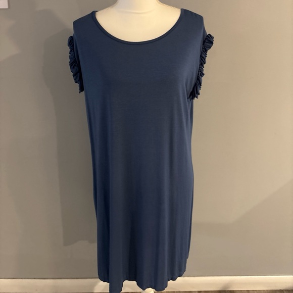 Unbranded Dresses & Skirts - Miss Or Women Unbranded Beach Or Summer Shirt Dress 95% Cotton NWOT Blue XL